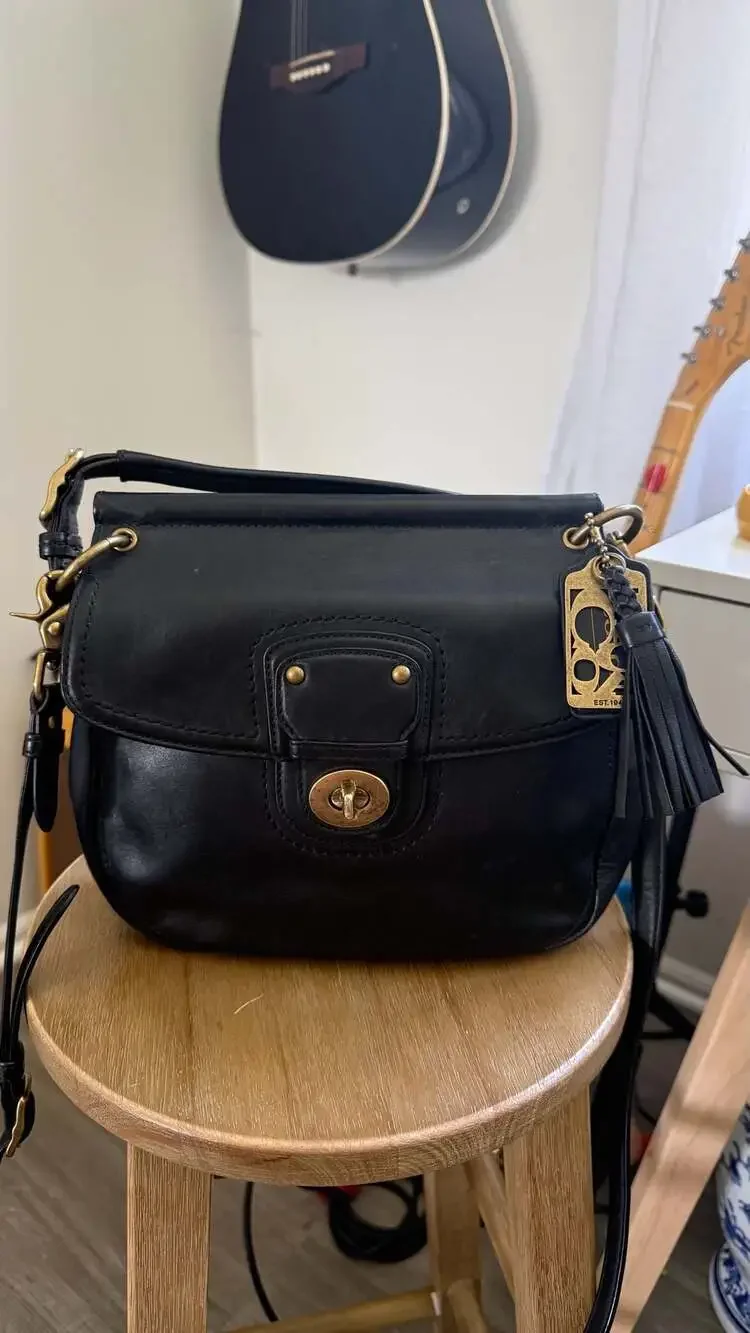 Coach Willis 70th Anniversary Limited Edition Black Crossbody Bag